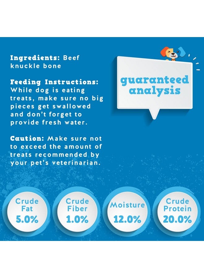 Jack&Pup Knuckle Dog Bones For Aggressive Chewers | Roasted Beef Dog Bones For Large Dogs | Large Meaty Dog Treats  All Natural Gourmet Dog Treat Chews (4 Pack) - Image 4