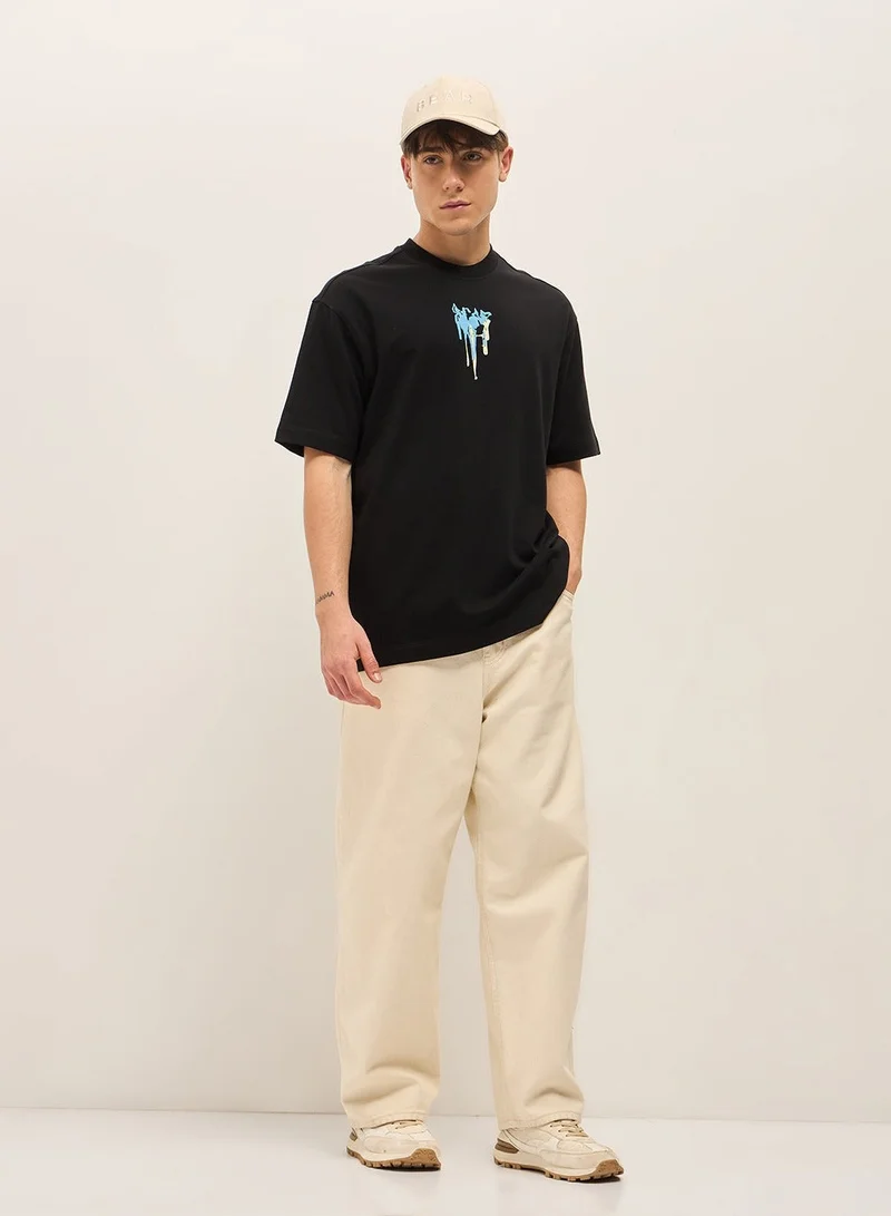 THE BEAR HOUSE  Men’s Cotton T-Shirt – Soft, Breathable & Comfortable, Perfect for Casual Wear, Ideal for Everyday & Summer Wear for Men | Best Price UAE