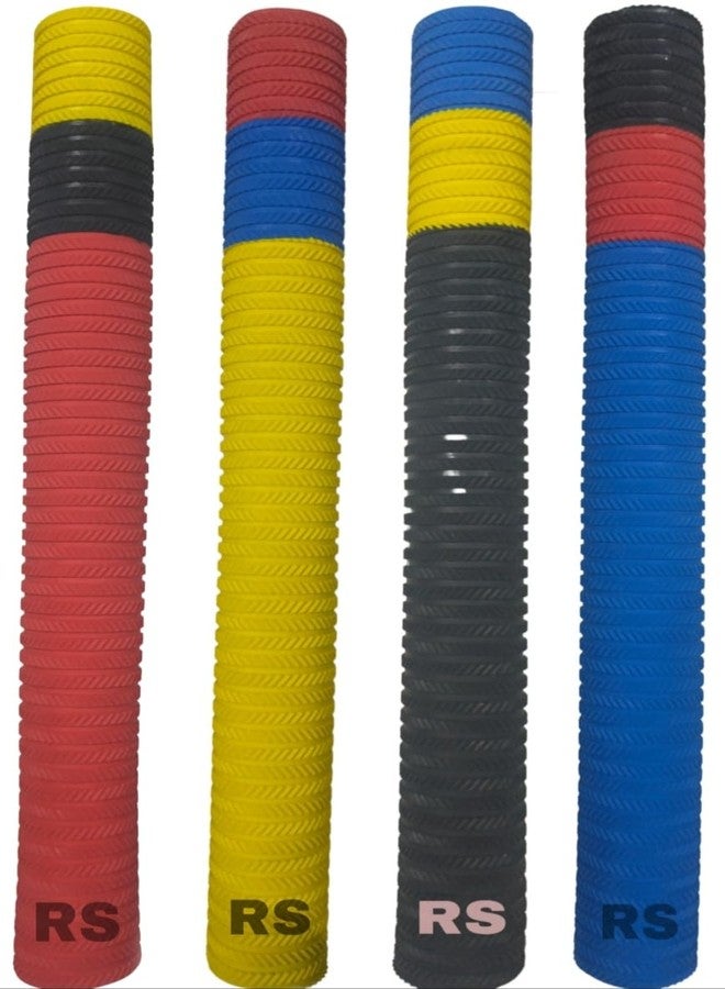 RANASPORTS Premium Cricket Bat Grips with Wooden Cone | Anti-Slip Rubber Handle | Ultra Tacky | Pack of 5 | Durable Comfortable Grip for Enhanced Bat Control - Image 2