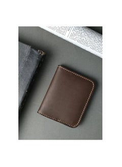 Motevia Motevia Men's Leather Wallet Card Holder Size 11 * 9cm 5 Pockets Inside Slim Card Wallet by Motevia (Brown)  - Image 2