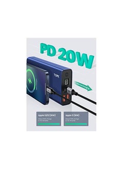 TOPK Power Bank, 20W Usb C Fast Charging 20000Mah Portable Charger, Pd3.0 Qc4.0 Battery Pack With Digital Display Powerbank Compatible With Iphone 13 Pro Max, Samsung, Huawei, Ipad, And More.…  - Image 3