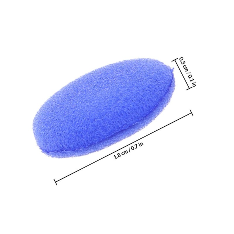 Blue Replacement Foam Earbud Covers 100pcs Soft Sponge Tips for Headphones - Image 3