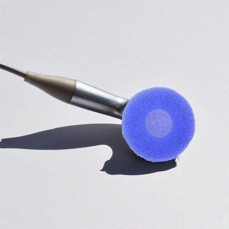 Blue Replacement Foam Earbud Covers 100pcs Soft Sponge Tips for Headphones - Image 5
