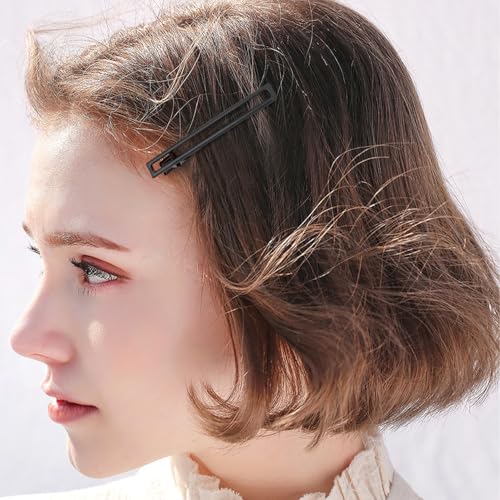 Wynameleri 20 Pcs Metal Black Duckbill Hair Clips of 8cm Hair Styling Sectioning Clips for Women - Image 5