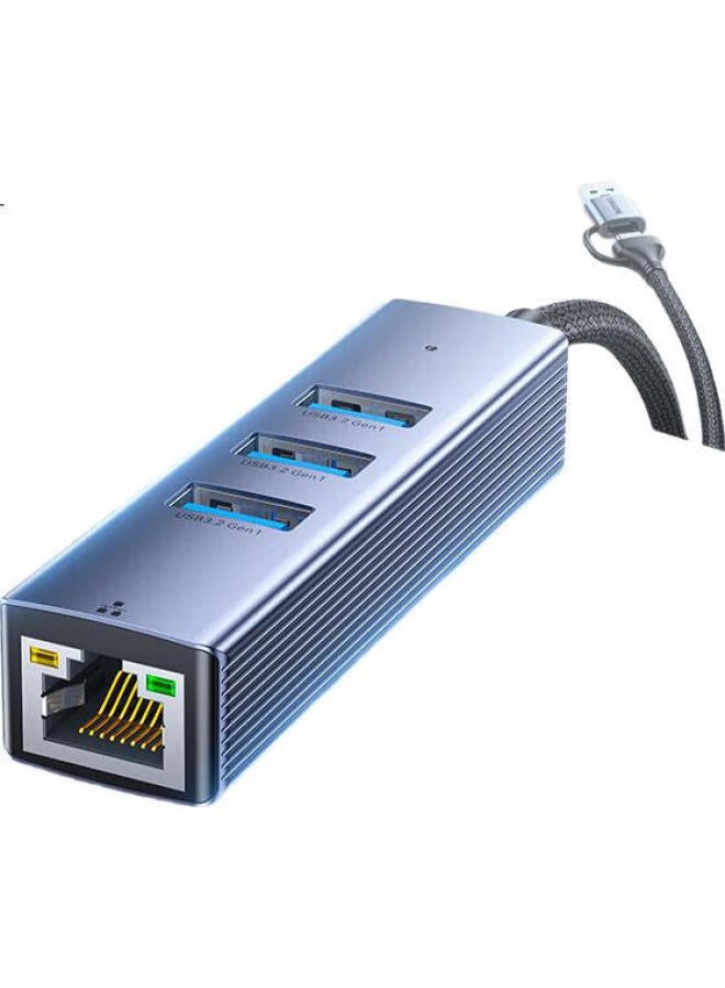 SAMZHE Usb3.0 To Gigabit Ethernet Type-C Hub Splitter Notebook Rj45 Network Cable Adapter Desktop Dock Ethernet Converter Universal Rhx23 - Image 3
