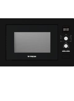 Fresh Fresh built-in microwave, 25 liters, with grill, black  - Image 1