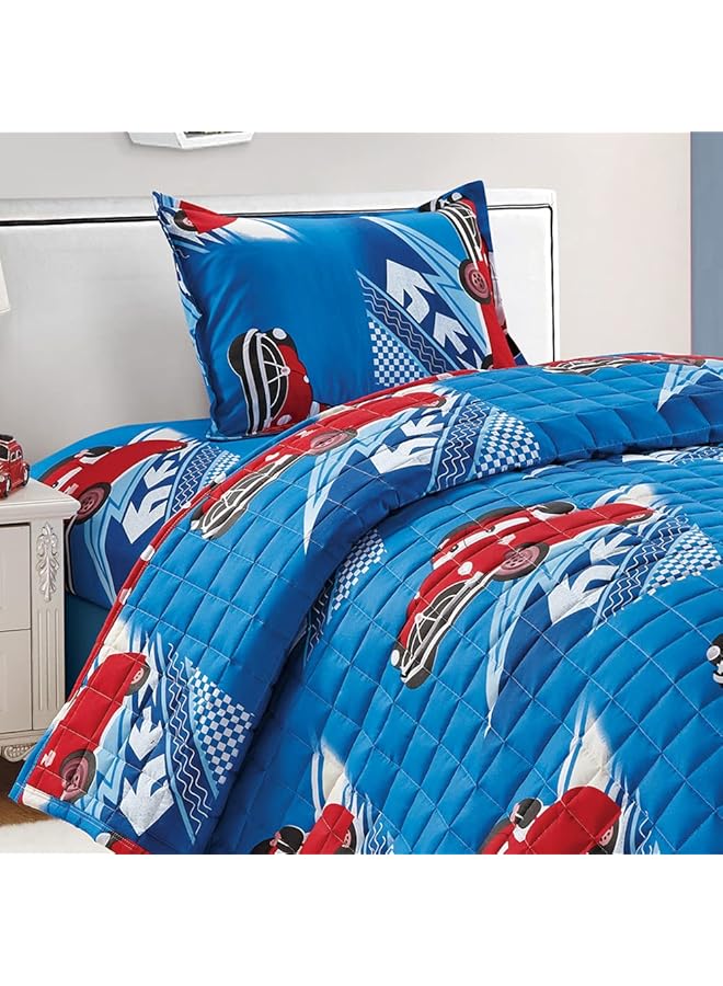 erorex Kids Compressed Comforter Set Reversible Bedding Set For Boys Soft Breathable 3Pcs Single Size 150 - Image 4