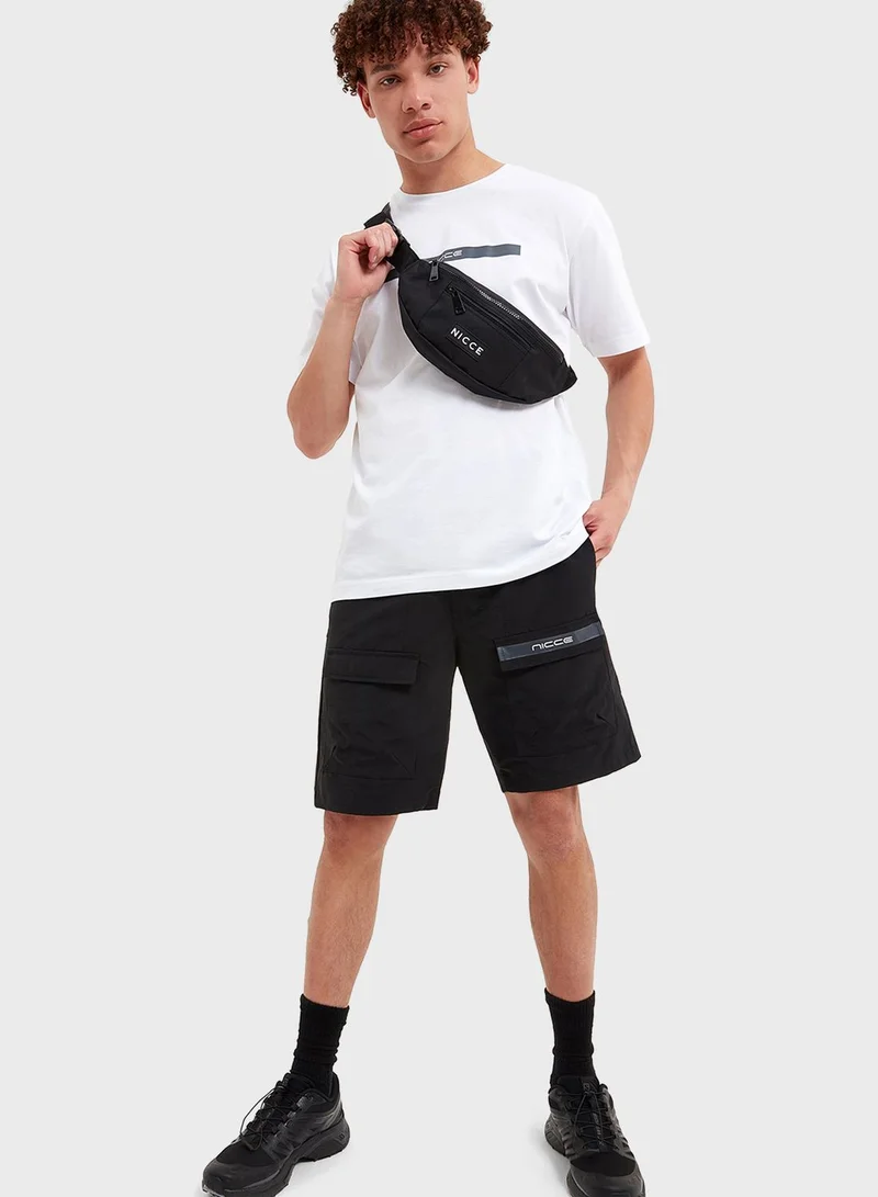 nicce london Element Cargo Shorts