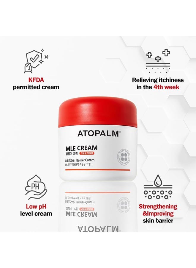 Atopalm MLE Eczema Cream | Premium Baby Lotion Newborn | Baby Face and Body Moisturizer for Skin Barrier | Moisturizing Facial Cream for Itchiness & Redness, Honest Baby Skincare | 2.2 fl oz (65ml) - Image 3