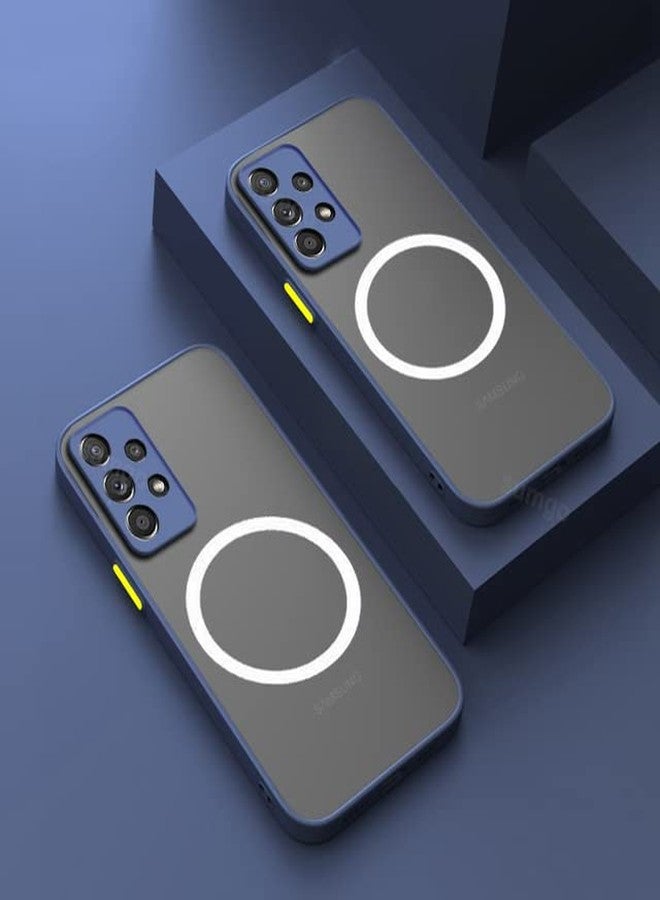 Doowear جراب Doowear Galaxy S20 FE مغناطيسي [يدعم شاحن Magsafe] لاسلكي، مقاوم للخدش والصدمات، شفاف غير لامع، يوفر حماية كاملة للكاميرا، غطاء هاتف نحيف ورفيع لهاتف Samsung Galaxy S20 FE 6.5 بوصة - أزرق - Image 2