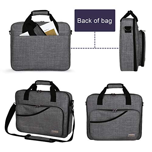 BAGLHER Cross Stitch & Embroidery Organizer Bag - Large Portable Project Storage with 3 Compartments, Travel Friendly Carrying Case for 11.2" Hoops, Threads, Supplies (Gray) - Image 4