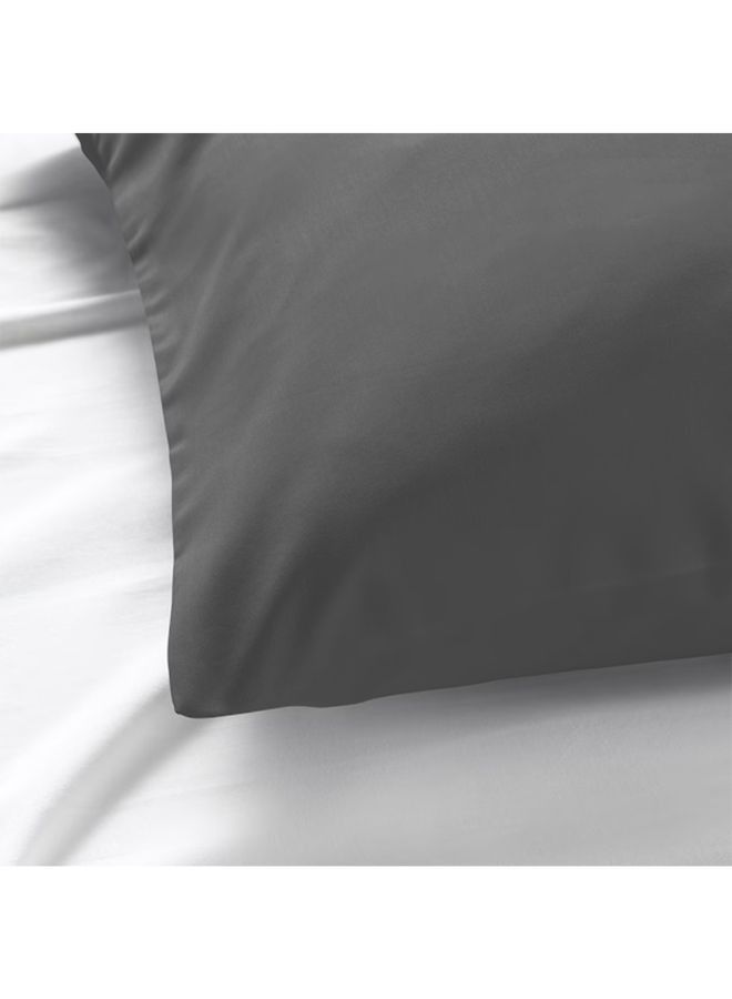 BYFT Orchard Exclusive (Grey) Single Size Flat Sheet and Pillow covers (Set of 2 Pcs) Cotton percale Weave, Soft and Luxurious, High Quality Bed linen -180 TC - Image 5