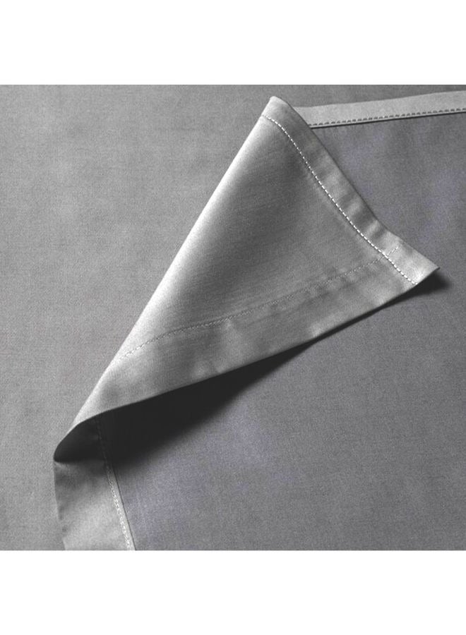 BYFT Orchard Exclusive (Grey) Single Size Flat Sheet and Pillow covers (Set of 2 Pcs) Cotton percale Weave, Soft and Luxurious, High Quality Bed linen -180 TC - Image 4