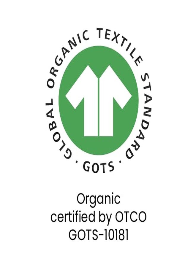 aden + anais Organic Oversized Washcloth 3-Pack, Super Soft 100% Organic Cotton Muslin, Gentle on Skin, 3 Absorbent 12x12 Layers, Softer with Every Use, for Babies Infants Toddlers, Above The Clouds - Image 4