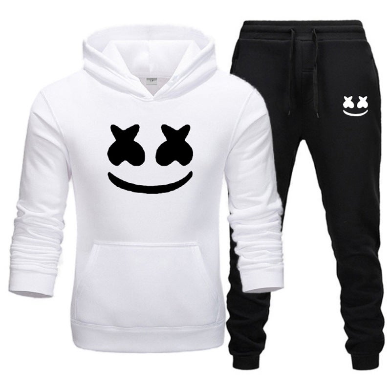 New Marshmello Smiley Fashion Hoodie Men And Women Casual Hoodie Suit - Image 1