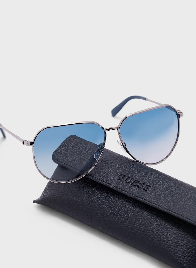GUESS Uv Protected Aviator  Sunglasses