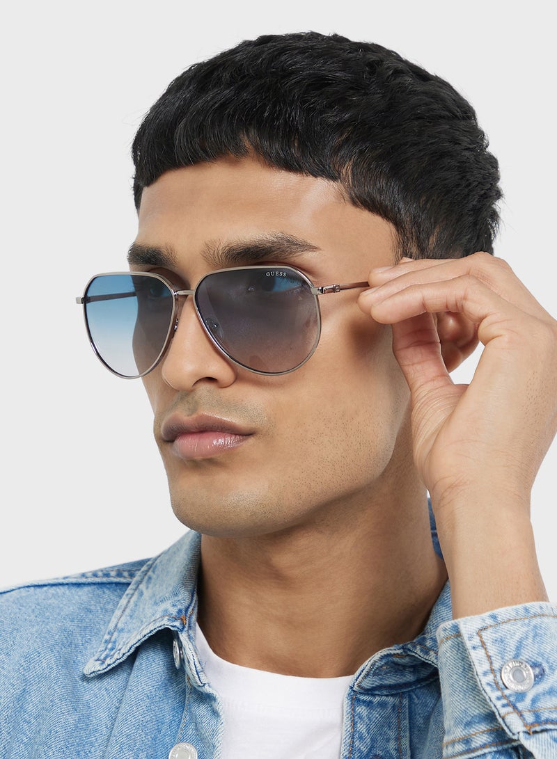GUESS Uv Protected Aviator  Sunglasses - Image 5