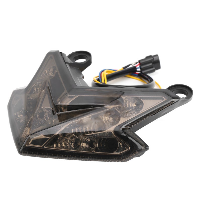 مصباح ذيل الدراجة النارية LED المتكامل مع المحار الخلفي مناسبة لـ KAWASAKI KCWDZ800/ZX6R 1315 (بني ذهبي) - Image 3