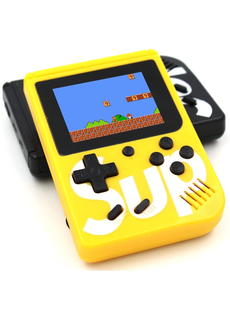 ELTRAZONE "PRIME TECH™ Yellow SUP Game Box Plus - 400-in-1 Retro Handheld Gaming Console" - Image 1