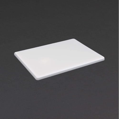 AWICKTIK Heavy Duty Cutting for Kitchen Vegetable, Fruits Plastic Chopper 18x12 Inches Plastic Cutting Board (Pack of 1 Dishwasher Safe) (White) - Image 4