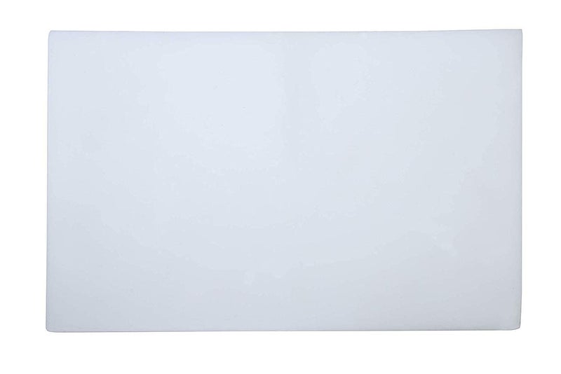 AWICKTIK Heavy Duty Cutting for Kitchen Vegetable, Fruits Plastic Chopper 18x12 Inches Plastic Cutting Board (Pack of 1 Dishwasher Safe) (White) - Image 3