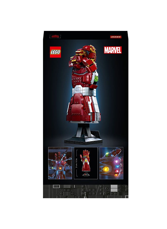 LEGO - Marvel Nano Gauntlet Collectible Building Kit; Replica Iron Man Gauntlet From Marvel Studios’ Avengers: Endgame Movie With Infinity Stones And Jointed Fingers; Gift For Adult Model-Makers (675 Pieces) 76223 - Image 1