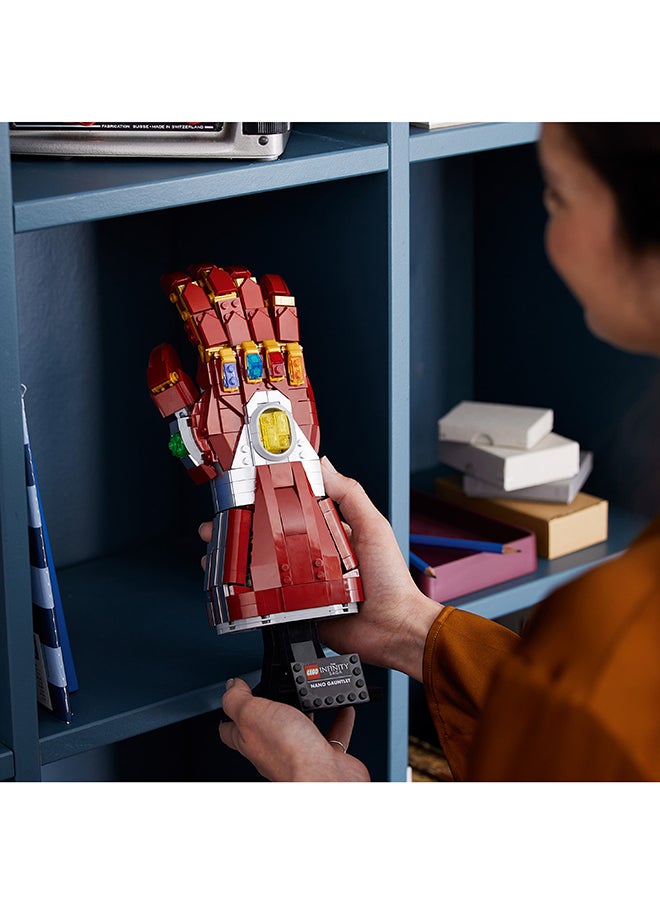 LEGO - Marvel Nano Gauntlet Collectible Building Kit; Replica Iron Man Gauntlet From Marvel Studios’ Avengers: Endgame Movie With Infinity Stones And Jointed Fingers; Gift For Adult Model-Makers (675 Pieces) 76223 - Image 1