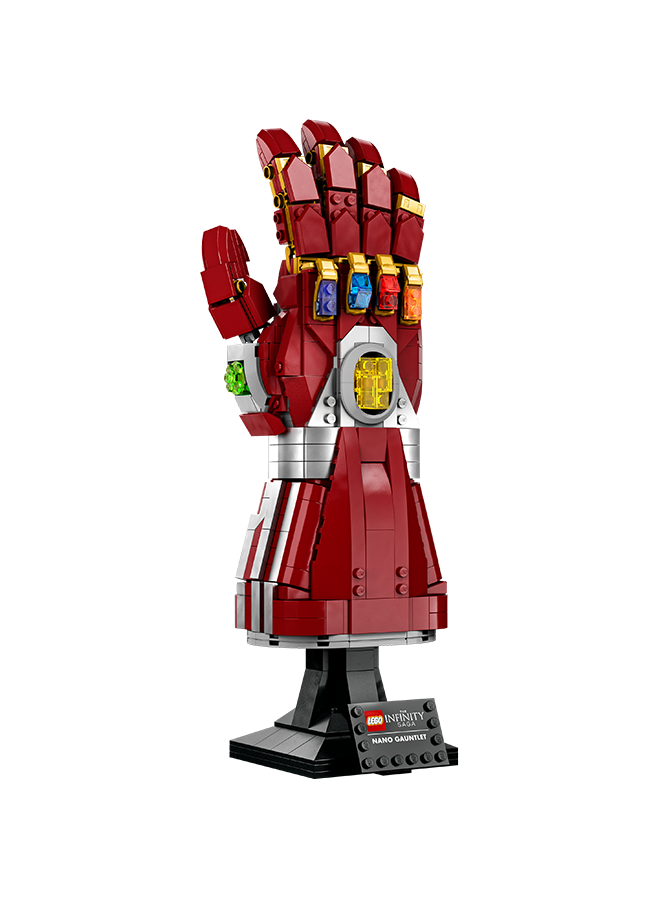 LEGO Marvel Nano Gauntlet Collectible Building Kit; Replica Iron Man Gauntlet From Marvel Studios’ Avengers: Endgame Movie With Infinity Stones And Jointed Fingers; Gift For Adult Model-Makers (675 Pieces) 76223