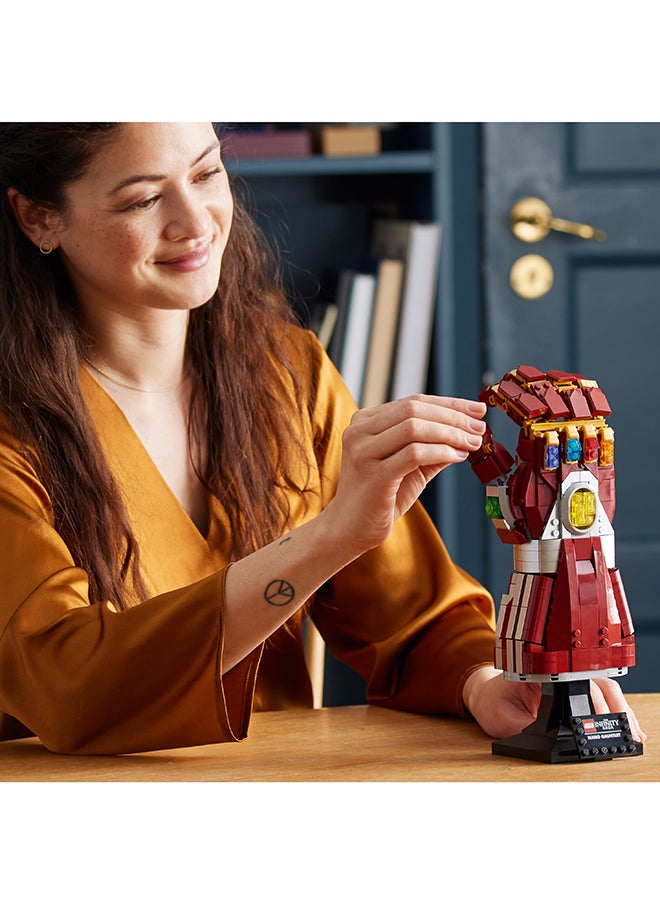 LEGO - Marvel Nano Gauntlet Collectible Building Kit; Replica Iron Man Gauntlet From Marvel Studios’ Avengers: Endgame Movie With Infinity Stones And Jointed Fingers; Gift For Adult Model-Makers (675 Pieces) 76223 - Image 1