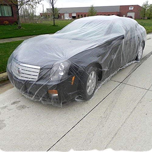 West Lake Universal Clear Disposable Car Cover for SUV, Sedan, Sport Cars, Antique Cars up to 22' x 12' - Image 3