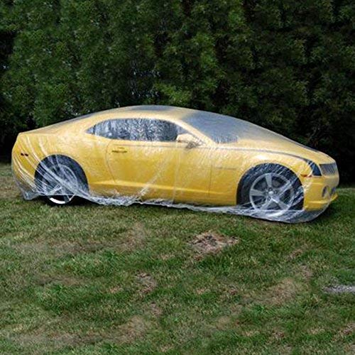 West Lake Universal Clear Disposable Car Cover for SUV, Sedan, Sport Cars, Antique Cars up to 22' x 12' - Image 2