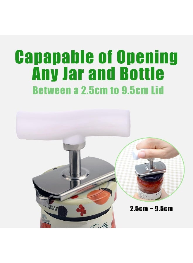 Stainless Steel Jar Opener Helpful Kitchen Gadget Stubborn Lid Remover for Seniors Weak Hands - Image 4