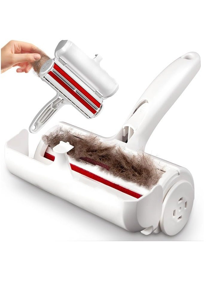 Pet Hair Removal Roller Tool - Cat and Dog Hair Remover for Furniture, Couch, Carpet, Clothing and Bedding - Portable, Multi-Surface Fur Removal Tool - Image 1