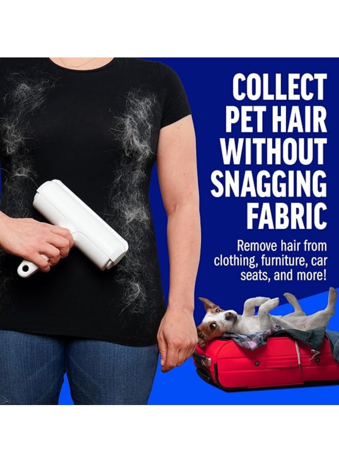 Pet Hair Removal Roller Tool - Cat and Dog Hair Remover for Furniture, Couch, Carpet, Clothing and Bedding - Portable, Multi-Surface Fur Removal Tool - Image 5