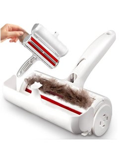 Pet Hair Removal Roller Tool - Cat and Dog Hair Remover for Furniture, Couch, Carpet, Clothing and Bedding - Portable, Multi-Surface Fur Removal Tool