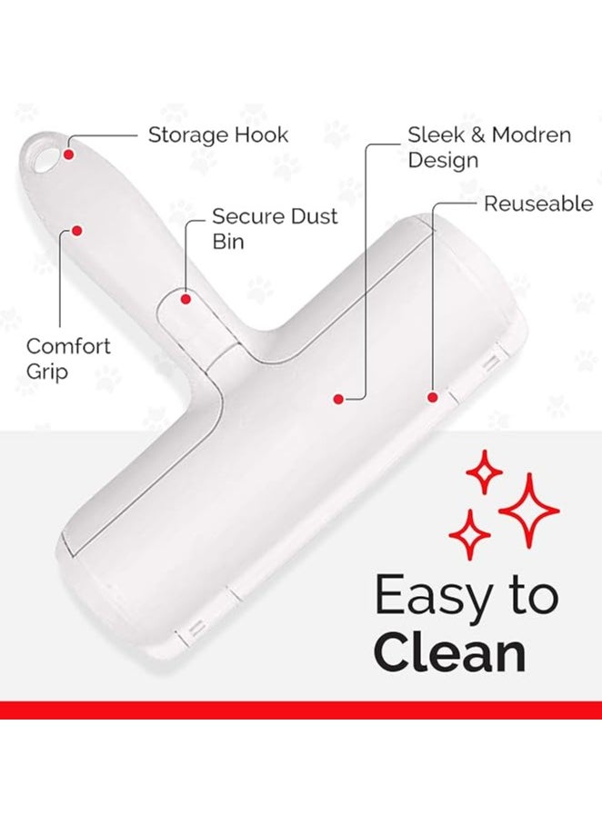 Generic - Pet Hair Removal Roller Tool - Cat and Dog Hair Remover for Furniture, Couch, Carpet, Clothing and Bedding - Portable, Multi-Surface Fur Removal Tool - Image 1