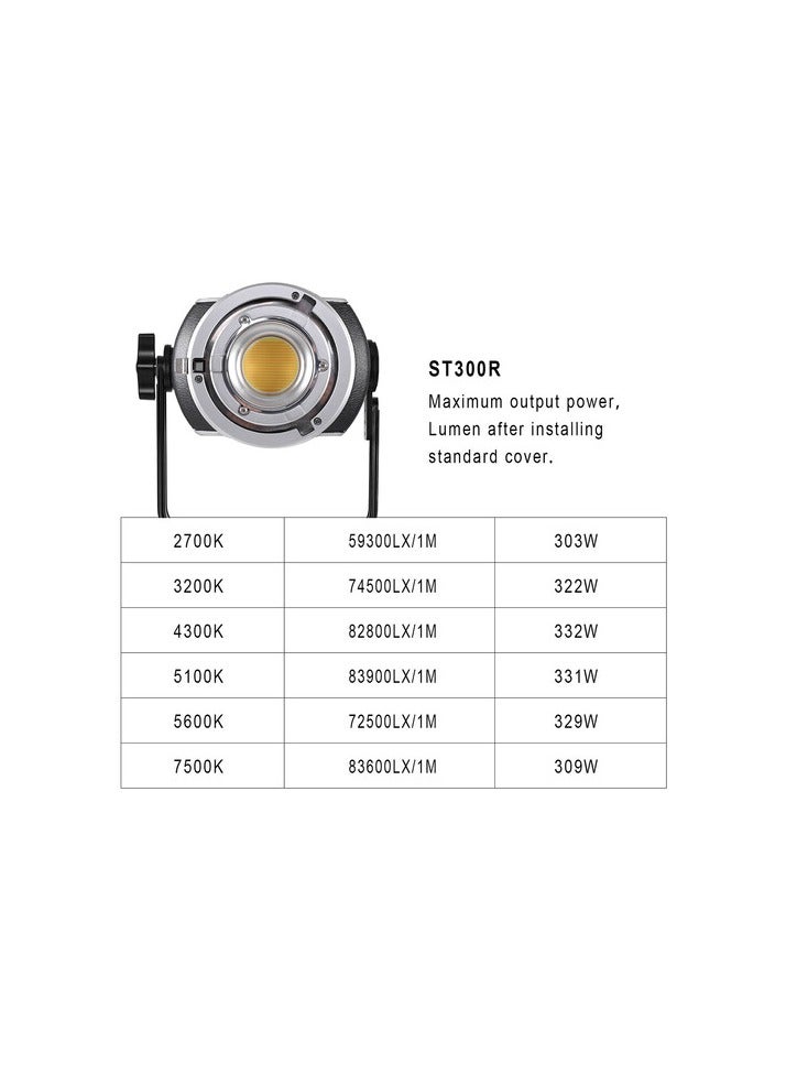 جي في أم إضاءة فيديو GVM ST300R COB LED مزدوجة الجانب RGB + بي-كلر – قابلة للتعديل 3200K–5600K، مؤشر CRI 97+، قابل للتعتيم، إضاءة احترافية للاستوديو والمواقع الخارجية للتصوير الفوتوغرافي والفيديو - Image 3