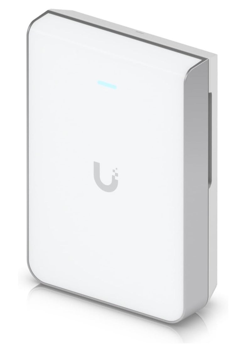 يوبيكويتي نيتووركس - Ubiquiti Unifi U7 Pro Wall WiFi 7 Wall Mounted Access Point, 6 Spatial Streams, 6 GHz Support, Tailored for Home Builders - Image 1