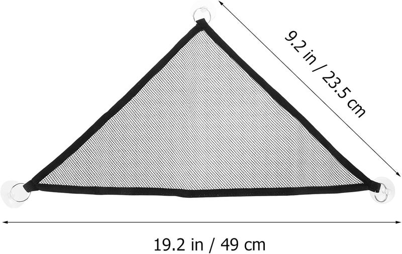 Reptile Hammock Net 2pcs Lizard Hanging Bed Mesh Hammock for Bearded Dragons and Small Pets Summer Cooling Cage Accessory - Image 2