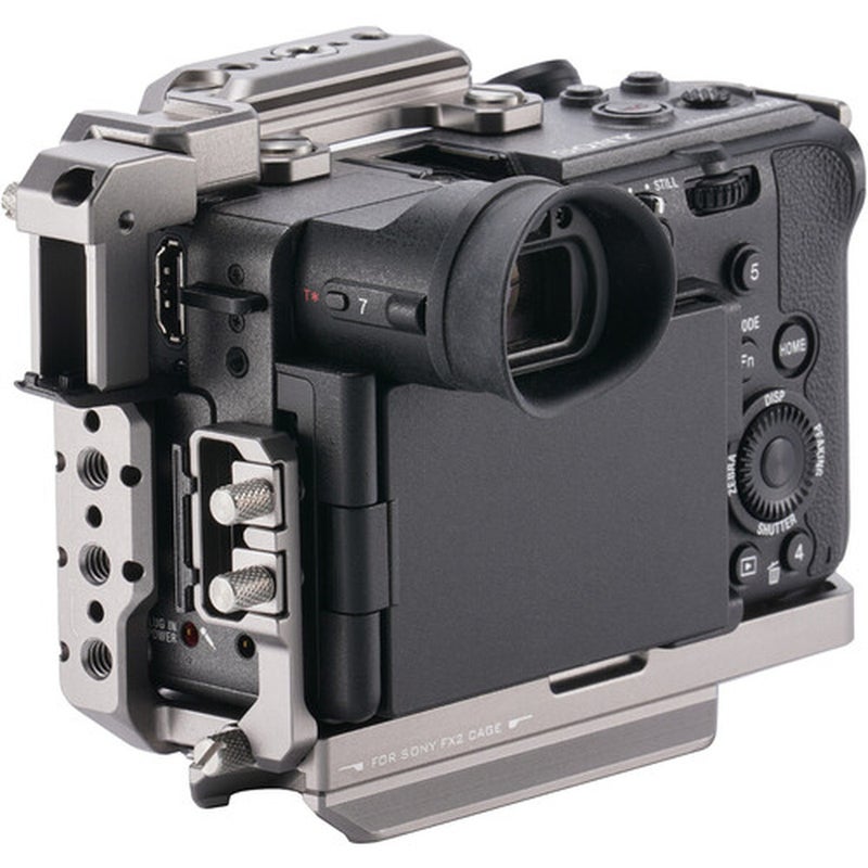 Tilta Full Camera Cage for Sony FX2 (Titanium Gray) - Image 2