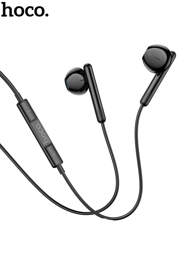 هوكو. M93 سماعات أذن رقمية صغيرة تعمل بالتحكم السلكي مع ميكروفون، قابس: نوع-C، متوافقة مع هواوي وشاومي وون بلس وآيباد برو/آيباد إير بواجهة نوع-C (أسود) - Image 2