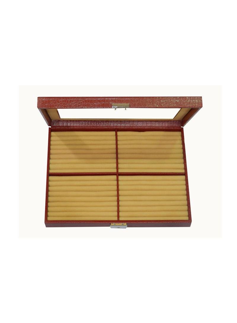 LAVERI LEATHER Laveri Ring Storage Display Box with Ring Holder Showcase for Store Display, Jewelry Show & Home ~ Jewelry Tray Organizer  - Image 2