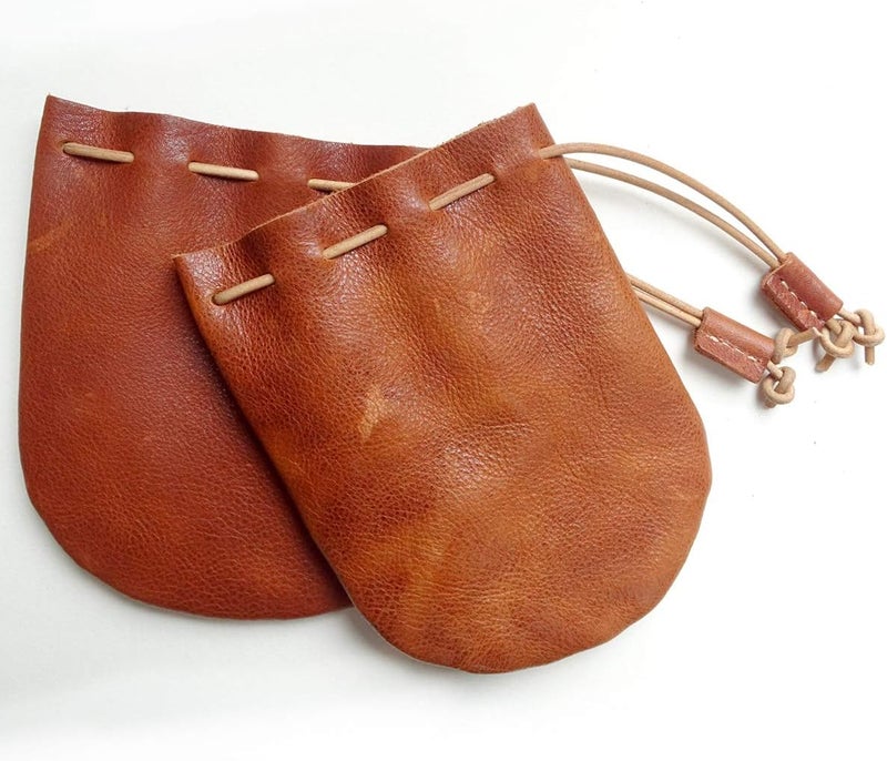 Analys CC Fantastic Workmanship Genuine Leather Drawstring Coin Purse - Image 2