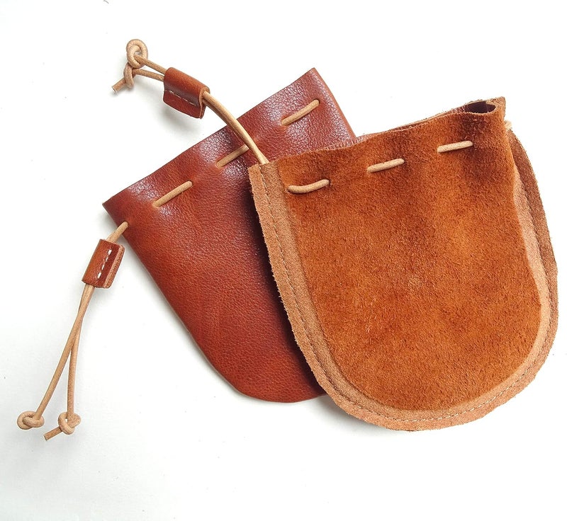 Analys CC Fantastic Workmanship Genuine Leather Drawstring Coin Purse - Image 4