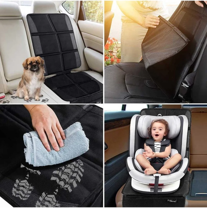 ريفو بيبي Car Seat Protector Organizer Pocket Child Baby Car SeatThick Padding Water Resistant 2 Pcs