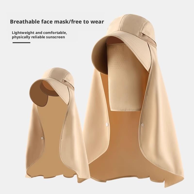 Women's UV Protection Bucket Hat with Extra Long Brim and Neck Flap - Image 4