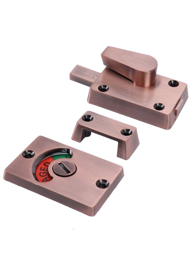 Thoraya - Partition Door Lock with Handle Public Toilet Restroom Bolt Lock Indicator Accessory - Image 1