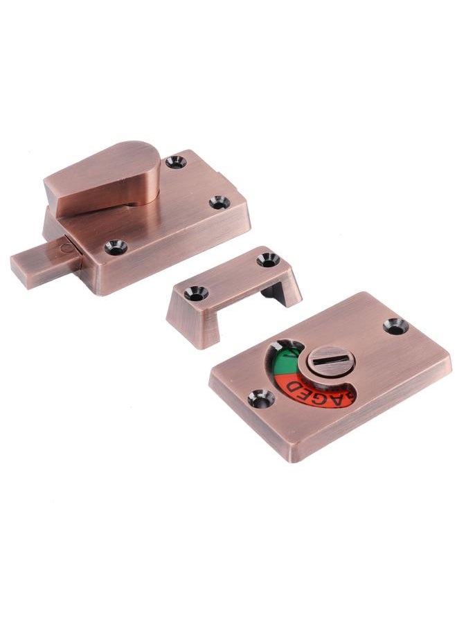 Thoraya - Partition Door Lock with Handle Public Toilet Restroom Bolt Lock Indicator Accessory - Image 1