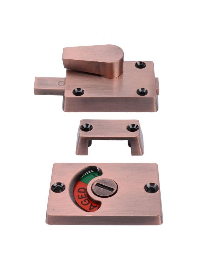Thoraya - Partition Door Lock with Handle Public Toilet Restroom Bolt Lock Indicator Accessory - Image 1