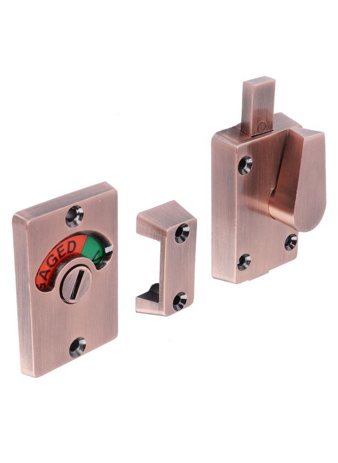 Thoraya - Partition Door Lock with Handle Public Toilet Restroom Bolt Lock Indicator Accessory - Image 1